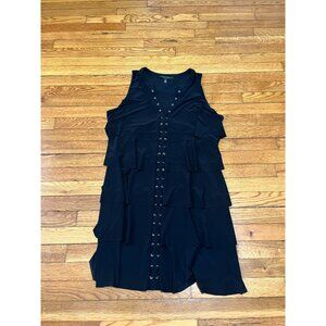 White House Black Market Layered Dress Women's Size Large Sleeveless